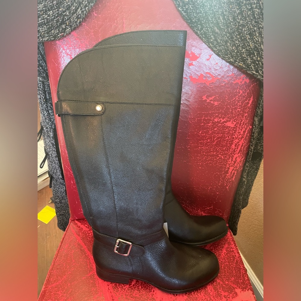 New tall wide calf naturalized boots.